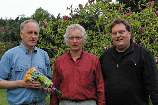 (von links): Claus Schröder, Holger Barkhau, Michael Boos