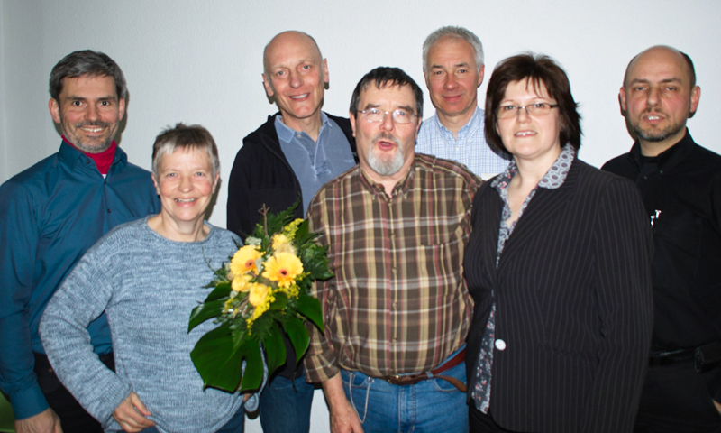 Stefan Brix, Christiane Wagner-Judith, Landtagskandidat Bertold Brücher, Klaus Thiele, Bernhard Brockmann, Elisabeth Gerndt, Reinhard Gerndt
