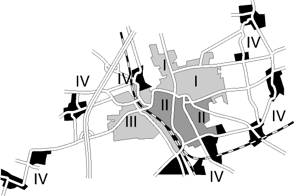 Wahlbereiche für den Rat der Stadt Wolfenbüttel