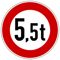 Verkehrszeichen 262