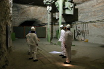 Zufuhrkammer zur Kammer 8a, in der mittelaktiver Atommüll (MAW) eingelagert wurde